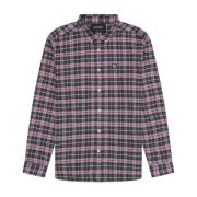 Lyle & Scott Rutig Flanellskjorta Multicolor, Herr