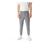 Drykorn Tapered Fit Byxor med Veck Gray, Herr