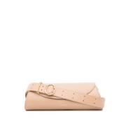 Jil Sander Beige Cannolo Liten Axelväska Beige, Dam