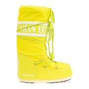 Moon Boot Snö stövlar Ikon Nylon Yellow, Dam