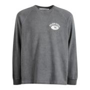 Golden Goose Fotbollstryck Raglan T-shirt Gray, Herr