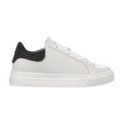 Alma EN Pena Dam lädersneaker med rhinestone detaljer White, Dam