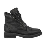 Alma EN Pena Rhinestone Zip Ankelboot Black, Dam