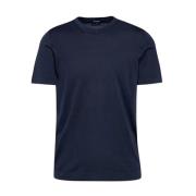 Drumohr Frosted Kortärmad T-shirt Blue, Herr