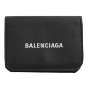 Balenciaga Vintage Pre-owned Laeder plnbcker Black, Dam