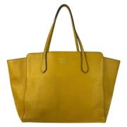 Gucci Vintage Pre-owned Laeder gucci-vskor Yellow, Dam