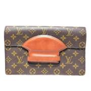 Louis Vuitton Vintage Pre-owned Canvas kuvertvskor Brown, Herr