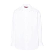 Gucci Vit Bomull Poplin Skjorta White, Herr