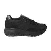 Igi&Co Svarta Gore-Tex Damessportskor Black, Dam