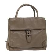 Prada Vintage Pre-owned Laeder handvskor Beige, Dam