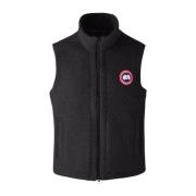 Canada Goose Svart Mersey Fleecetröja Black, Herr