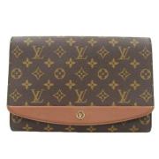 Louis Vuitton Vintage Pre-owned Canvas louis-vuitton-vskor Brown, Dam