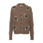 Baziszt Brun Sway Cardigan Brown, Herr