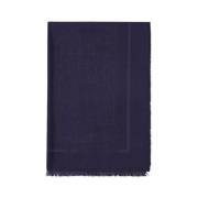 Elisabetta Franchi Trendy Scarf Blue, Dam