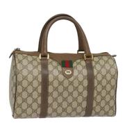 Gucci Vintage Pre-owned Laeder resvskor Beige, Dam