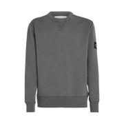 Calvin Klein Stilren Sweatshirt för Män Gray, Herr