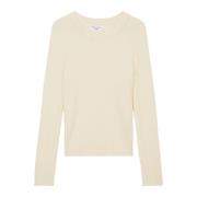 Marc O'Polo Sweater slim Beige, Dam