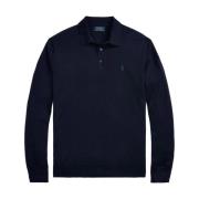 Ralph Lauren Långärmad Stickad Tröja Blue, Herr