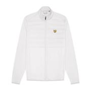 Lyle & Scott Hybrid Double Baffle Jacket White, Herr