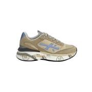 Premiata Moerun Beige Sneaker Lättvikt Komfort Multicolor, Dam