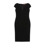 Max Mara Studio Elegant Svart Klänning Black, Dam