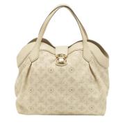 Louis Vuitton Vintage Pre-owned Laeder totevskor White, Dam