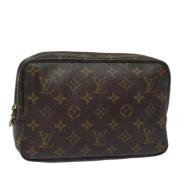 Louis Vuitton Vintage Pre-owned Canvas kuvertvskor Brown, Dam