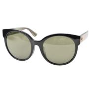 Gucci Vintage Pre-owned Plast solglasgon Green, Dam