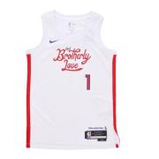 Nike Basketball Tank Top City Edition James Harden White, Herr