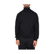 Armani Exchange Fashionable Sweater Collection Black, Herr