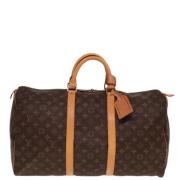 Louis Vuitton Vintage Pre-owned Canvas louis-vuitton-vskor Brown, Dam