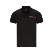 Hugo Boss Slim Fit Bomullspolo - Porsche Black, Herr