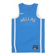 Nike Grekisk Basket Tank Top Begränsad Upplaga Blue, Herr