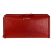 Prada Vintage Pre-owned Laeder plnbcker Red, Dam