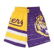 Mitchell & Ness LSU Tigers Basketball Shorts Multicolor, Herr