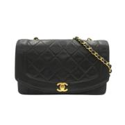 Chanel Vintage Pre-owned Laeder chanel-vskor Black, Dam