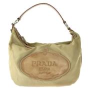 Prada Vintage Pre-owned Canvas prada-vskor Beige, Dam