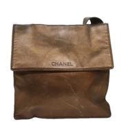 Chanel Vintage Pre-owned Laeder chanel-vskor Yellow, Dam