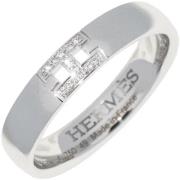 Hermès Vintage Pre-owned Metall ringar White, Dam