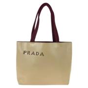 Prada Vintage Pre-owned Laeder totevskor Beige, Dam