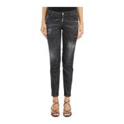 Dsquared2 Denim Jennifer Byxor Black, Dam