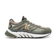 Kenzo Mesh Panel Sneakers Green, Herr