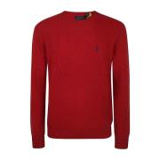 Ralph Lauren Röd Pullover Med Rund Hals Red, Herr