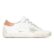 Golden Goose Ice Gray Suede Sneakers Vintage Style White, Dam