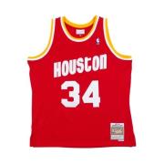 Mitchell & Ness Houston Rockets Hakeem Olajuwon Jersey 1993-94 Red, He...