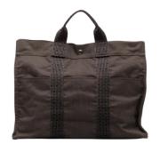 Hermès Vintage Pre-owned Canvas totevskor Gray, Dam