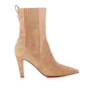 Christian Louboutin Sand Mocka Ankelboots Beige, Dam