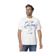 MC2 Saint Barth Gin Tonic Illustration T-shirt White, Herr