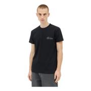 A.p.c. Grafisk Print Crewneck T-shirt Black, Herr