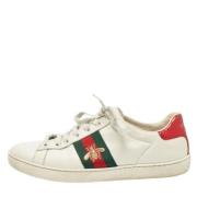 Gucci Vintage Pre-owned Laeder sneakers White, Dam